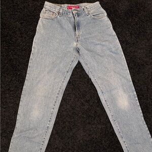 LEVIS 550 relaxed fit medium wash SZ 12 MIS L FITS LIKE AN 8